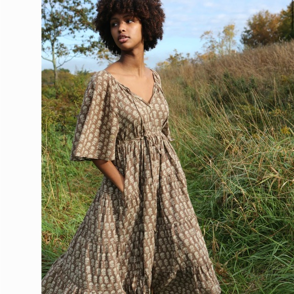 🆕 Cotton Boutique Maxi Dress - Picture 1 of 4